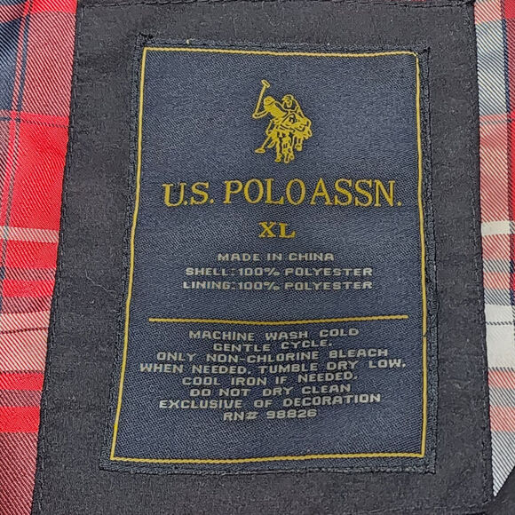 U.S. Polo Assn. Men's Navy Blue Lined Golf Jacket Size XL - Picture 5 of 5